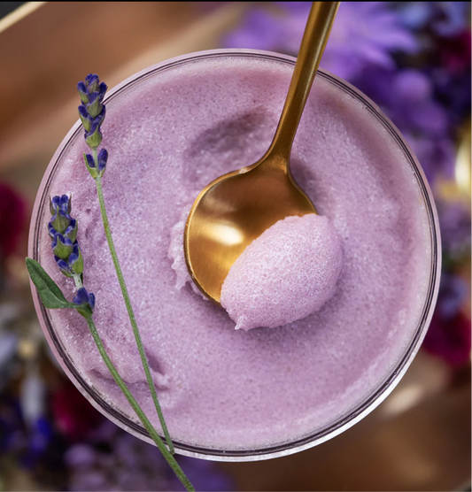 French Lavender Foaming Sugar  2 in 1 Scrub