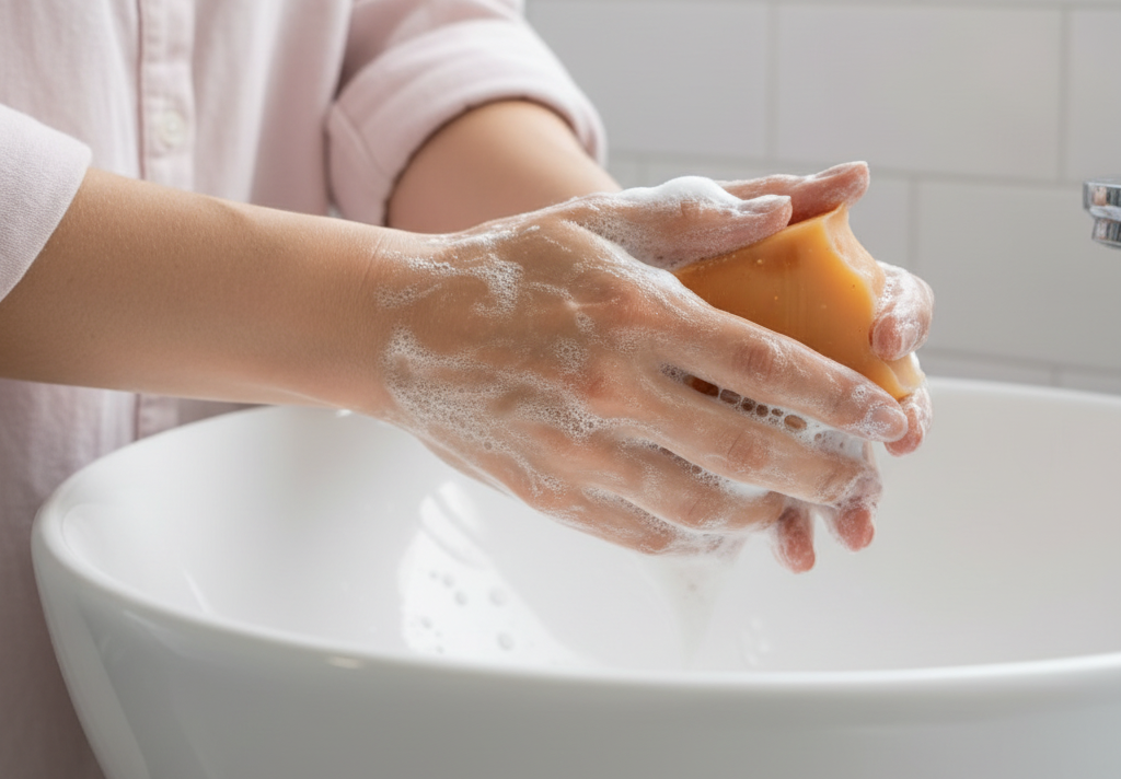 Bubble Shop Soap Aloe rosemary handmade natural soap