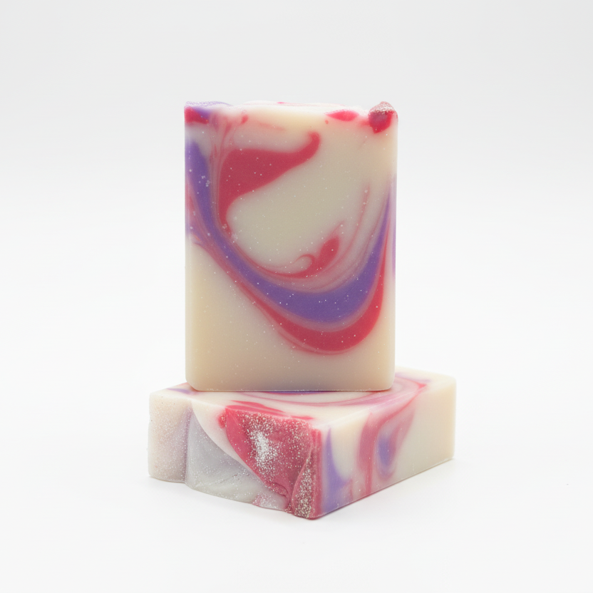 Bubble Shop handmade raspberry vanilla soap