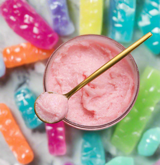 Rock Candy Foaming Sugar  2 in 1 Scrub