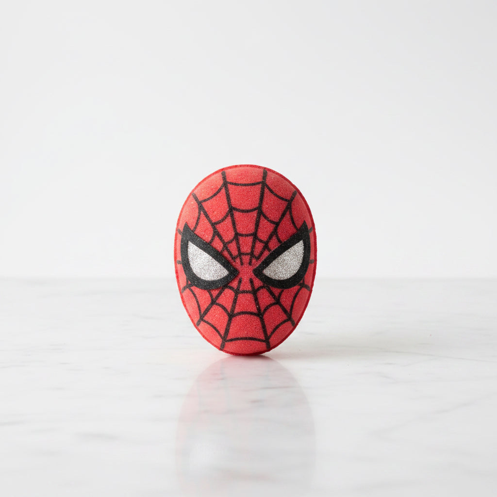 Web slinger bath bomb