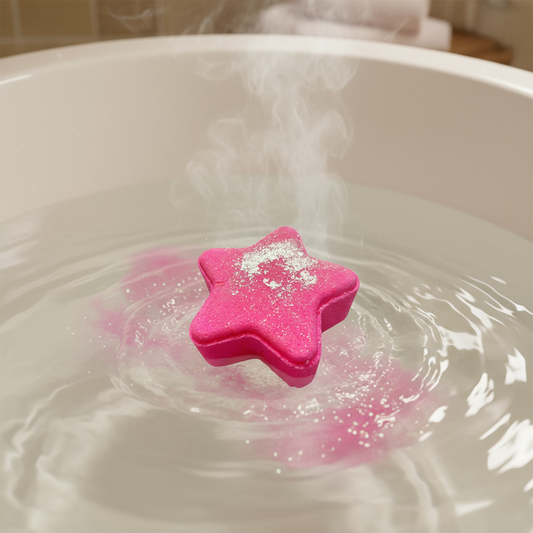 Pink Star bath bomb