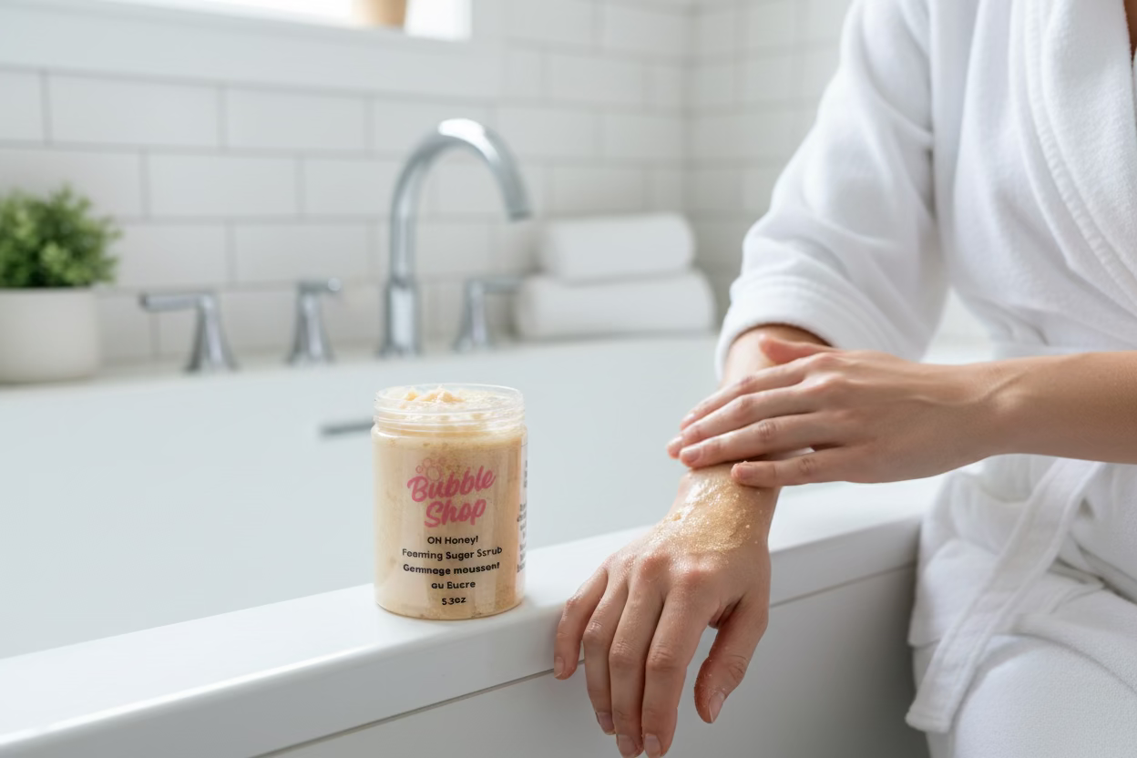 OH Honey! Foaming Sugar 2 in 1 Scrub