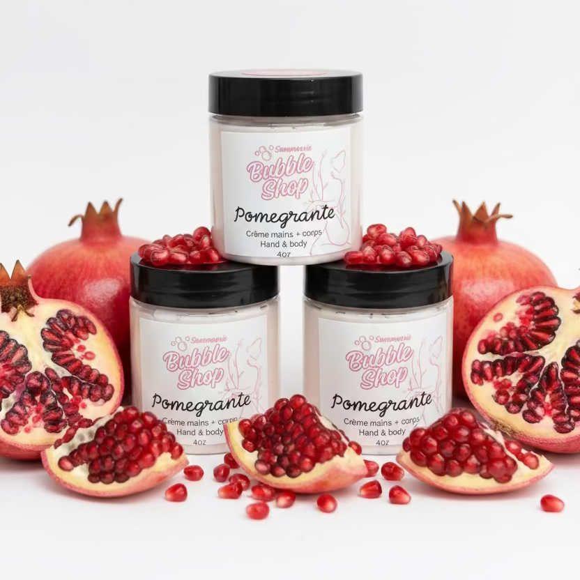 Pomegrante Oatmeal Hand and body cream