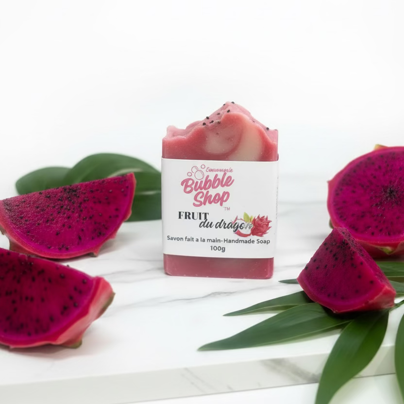 Savon artisanal au fruit du dragon