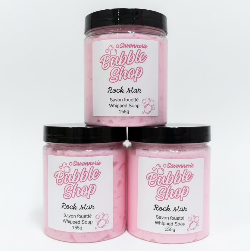 Rock Star whipped soap