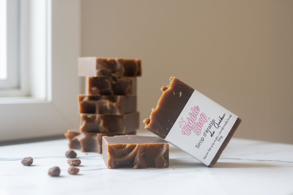 Quebec Maple syrup handmade soap