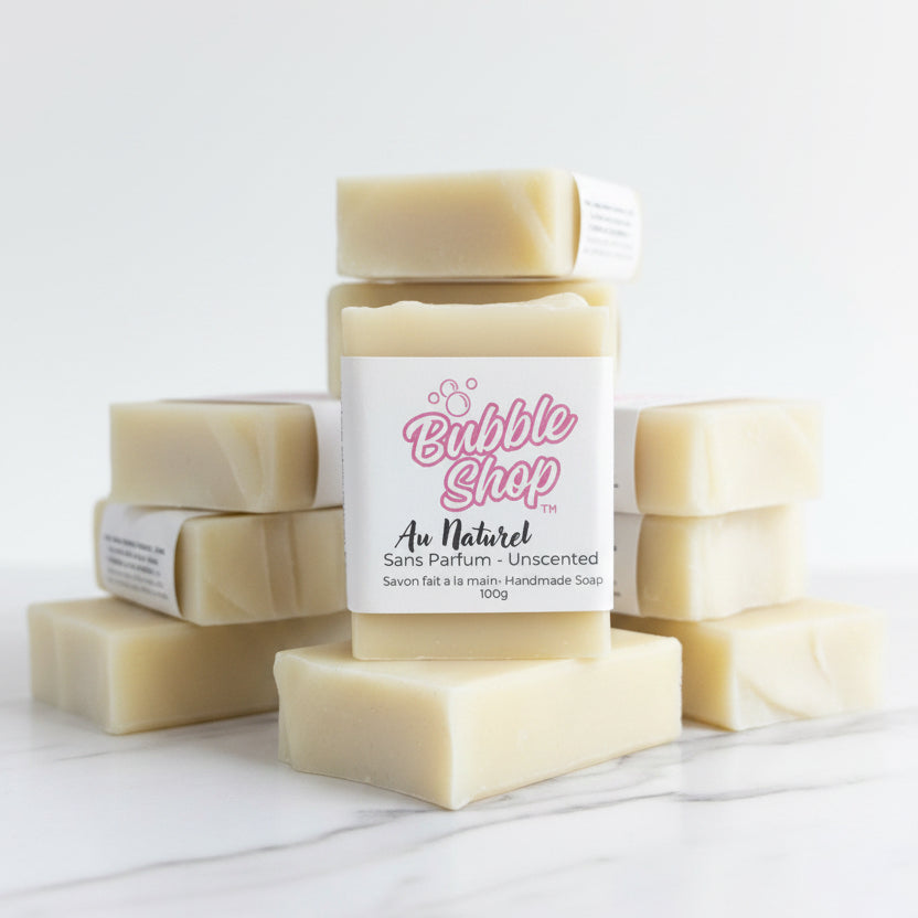 Au naturel handmade unscented Soap