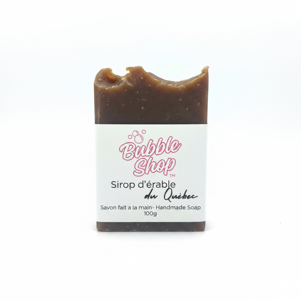 Quebec Maple syrup handmade soap