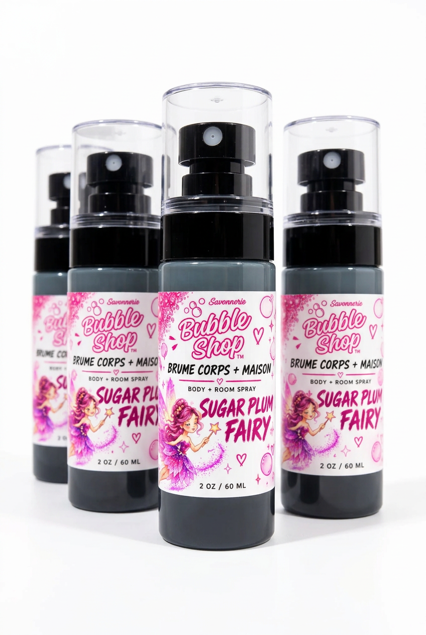 Spray d'ambiance et pour le corps Fée aux prunes de sucre