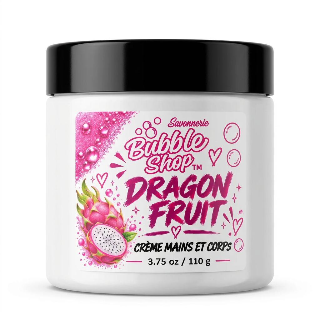 Crème mains et corps à l'avoine et au fruit du dragon