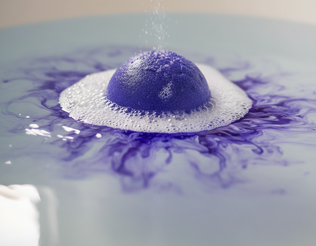 Bubble shop bath bomb