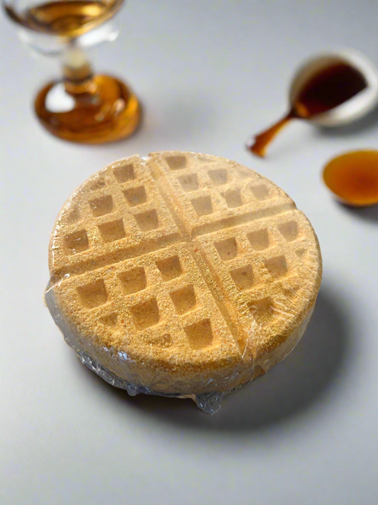 Waffle bath bomb