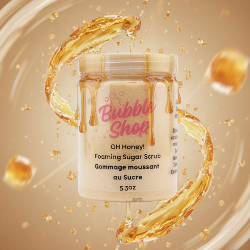 OH Honey! Foaming Sugar  2 in 1 Scrub