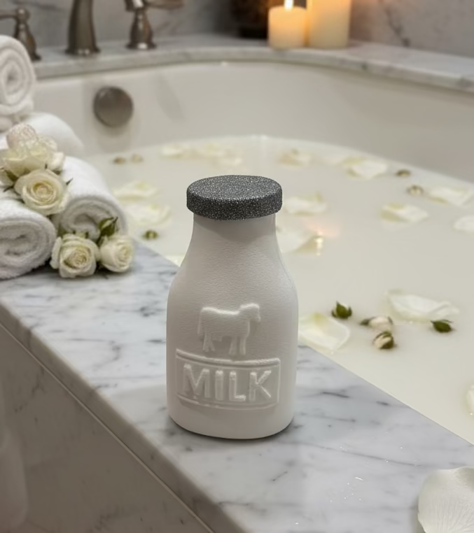 Coconut milk bath bomb