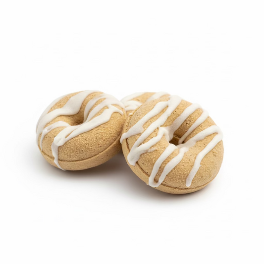 Bombe de bain donut au beurre de cacao