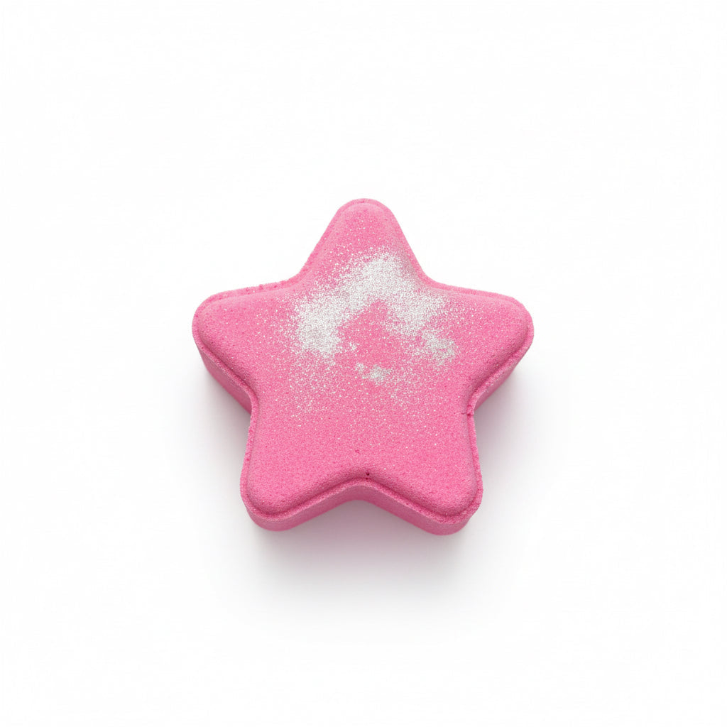 Kids pink bath bomb gift set
