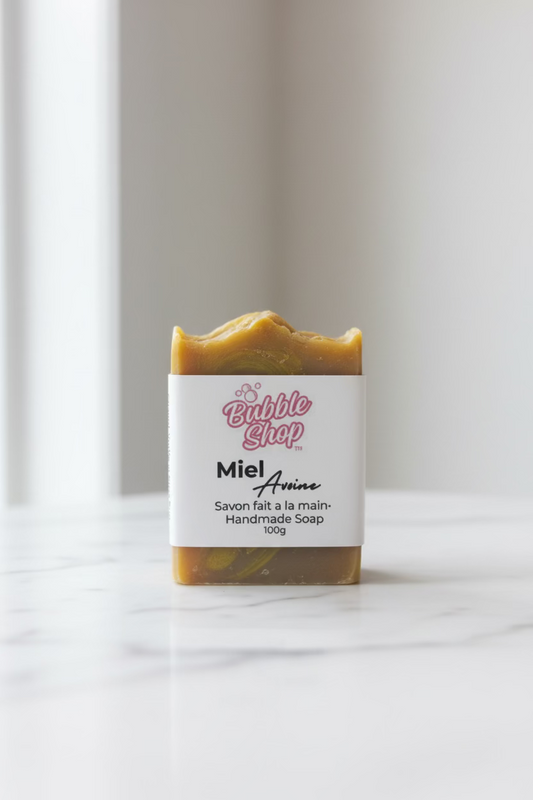 Sweet honey oatmeal handmade soap
