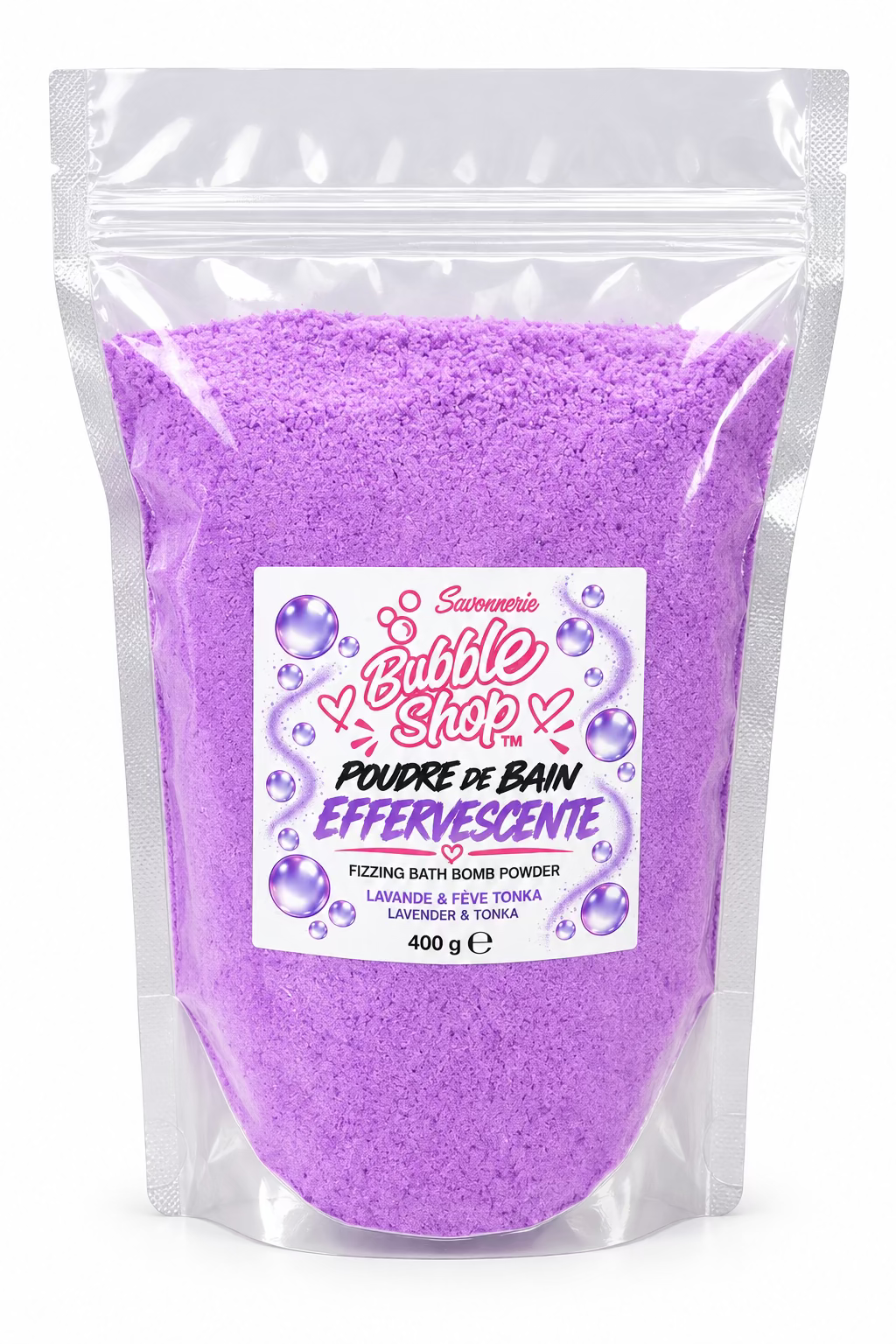 Calm Fizzing bath bomb powder