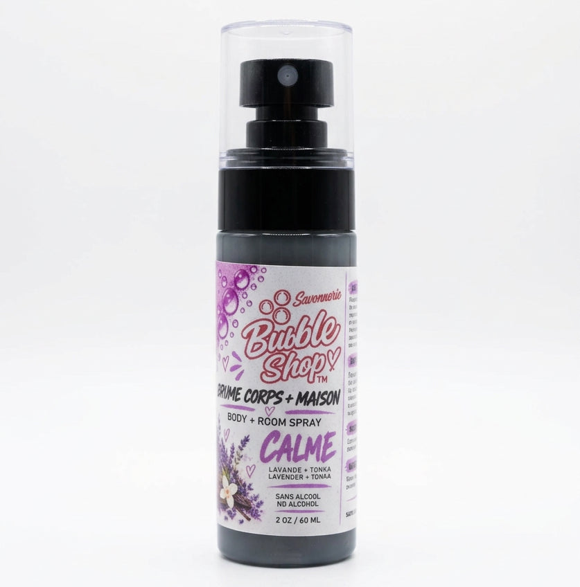 Calm body and room alcohol free spray