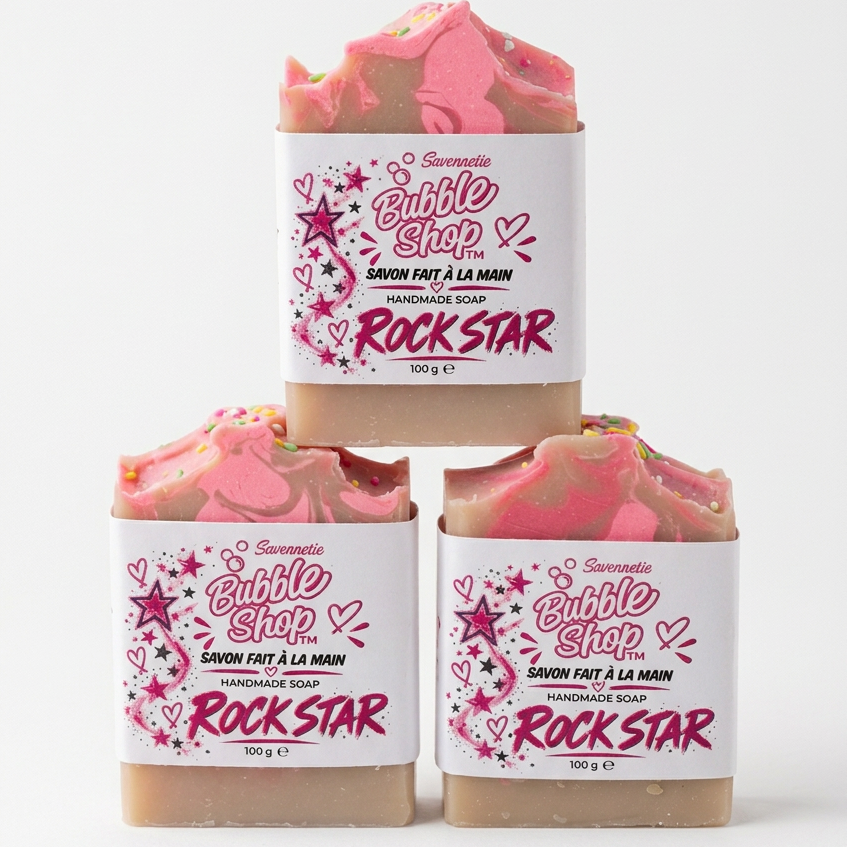 Rock star Handmade soap